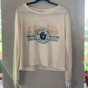 Smokey the bear long sleeve top!